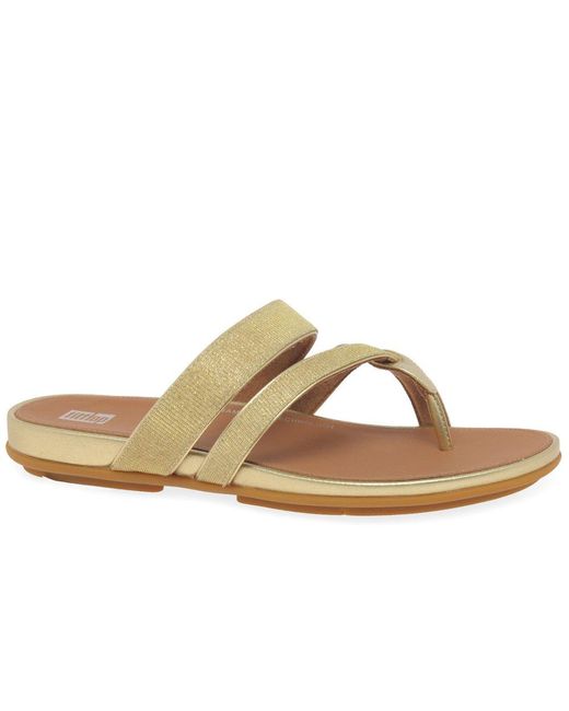 Fitflop Brown Fitflop Gracie Shimmerlux Strappy Sandals
