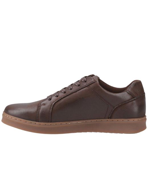 Hush Puppies Brown Madden Trainers for men