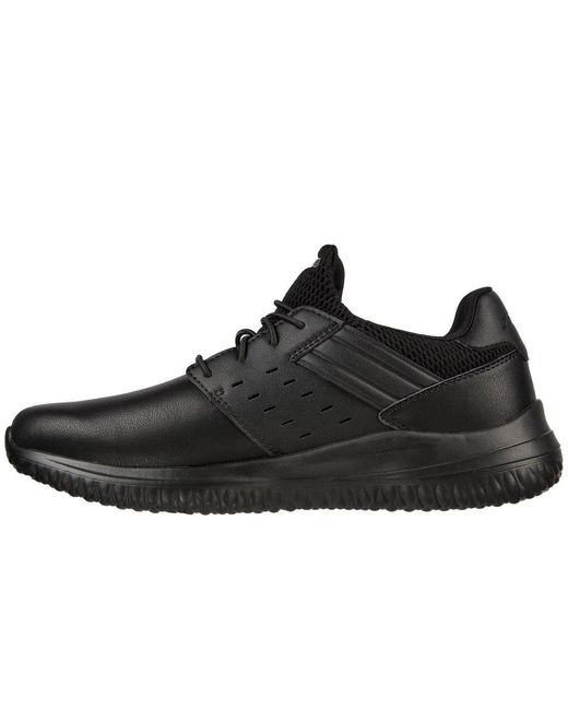 Skechers Black Delson 3.0 Trainers for men