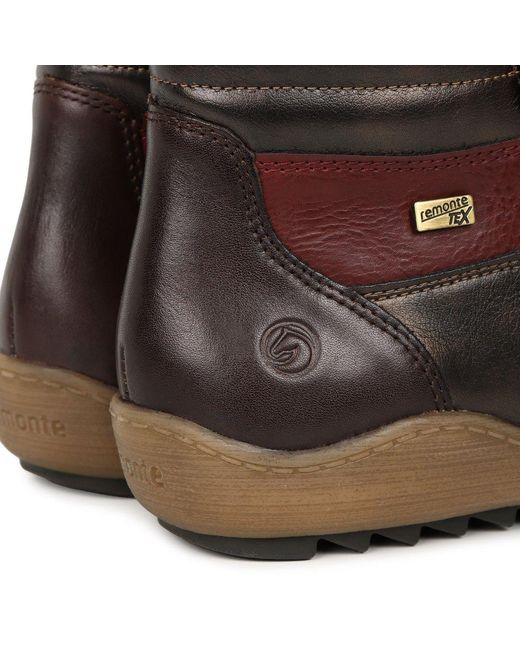 Remonte Brown Duece Ankle Boots