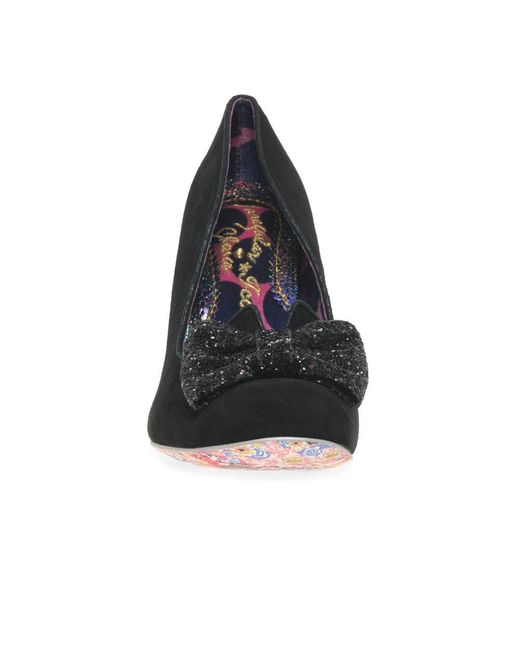 Irregular Choice Blue Nick Of Time Wide Fit Court Shoes
