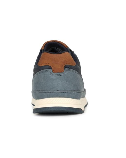 Bugatti Blue Ripple Trainers for men