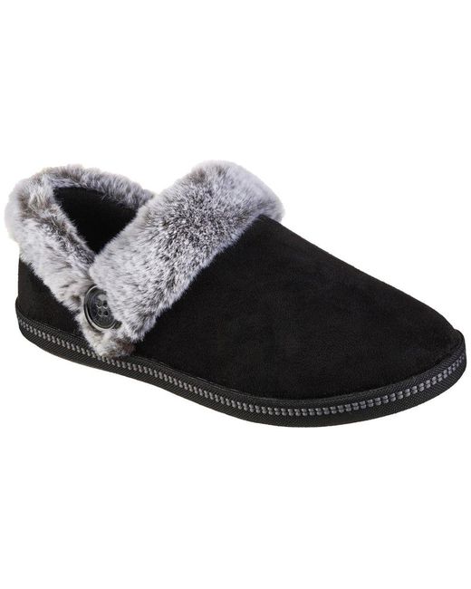 Skechers Black Cozy Campfire Fresh Toast 167219W-Blk Slip On Shoes