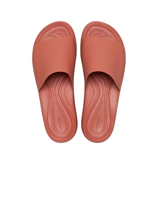 CROCSTM Red Brooklyn Slide Sandals
