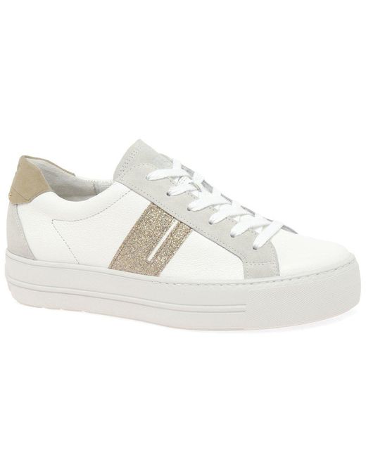 Paul Green White Lulu Trainers
