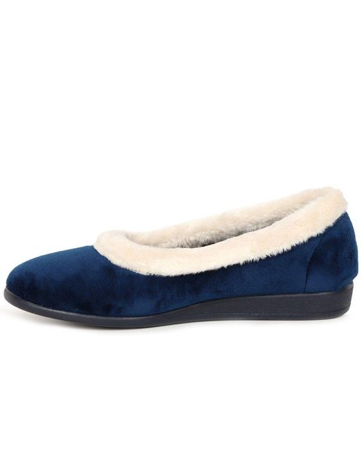 Lunar (GRS) Blue Mabel Ii Full Slippers