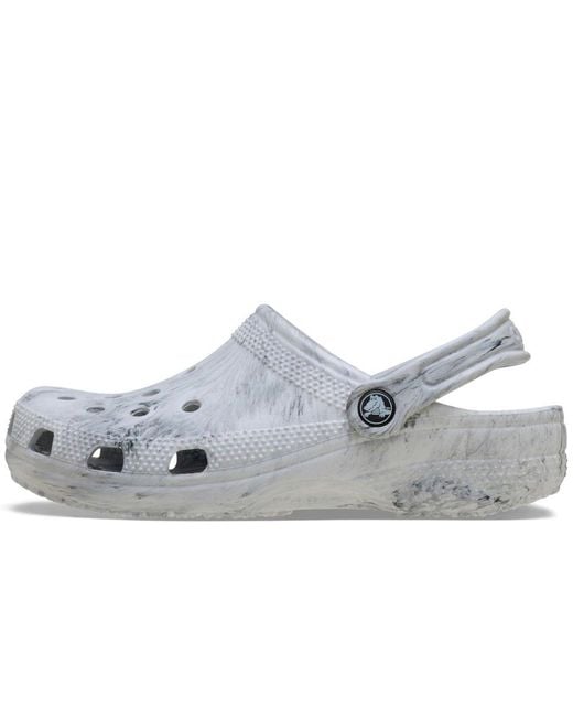 CROCSTM Gray Classic Marbled Clogs