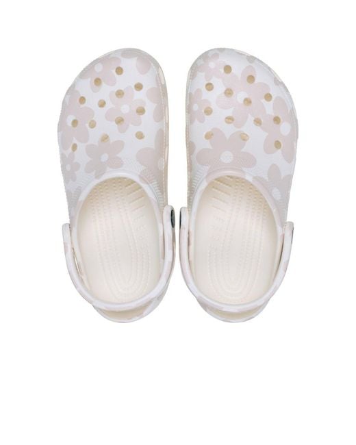 CROCSTM White Classic Pop Petals Clogs