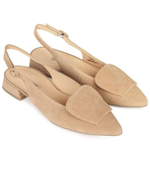 Paul Green Natural Kaia Slingback Sandals