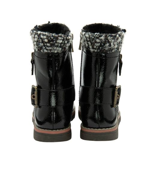 Lotus Black Morgan Ankle Boots