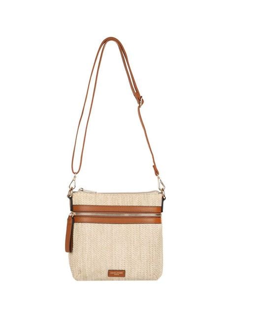 David Jones Natural Popsicle Messenger Bag