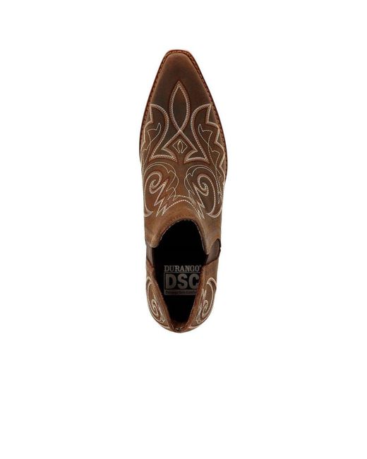 Durango Brown Crush Western Booties