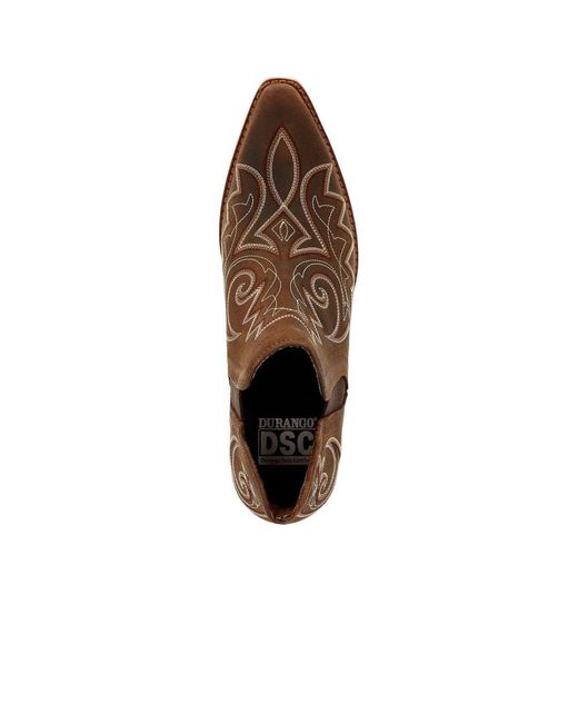 Durango Brown Crush Western Booties
