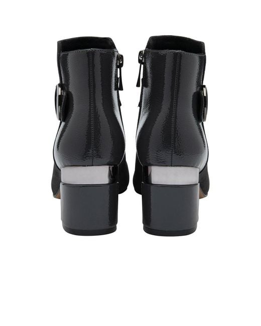 Lotus Black Kirsty Ankle Boots