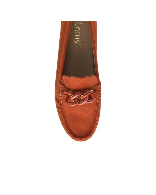Lotus Red Coma Loafers