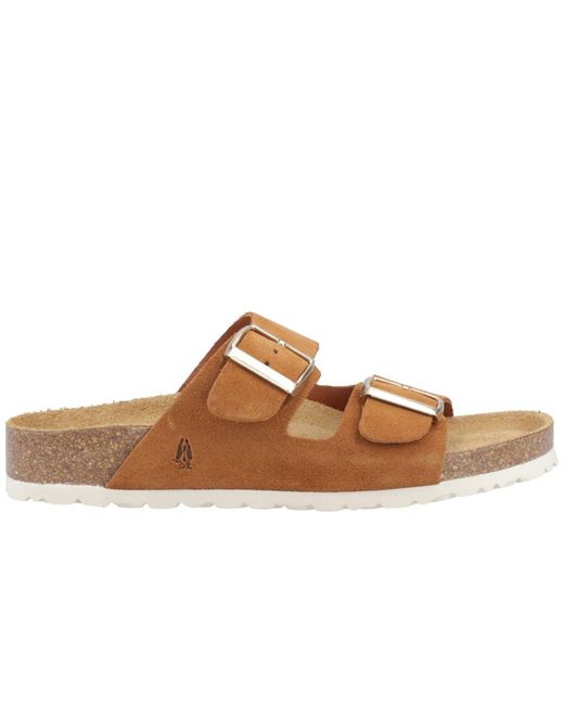 Hush Puppies Brown Brixley Mules