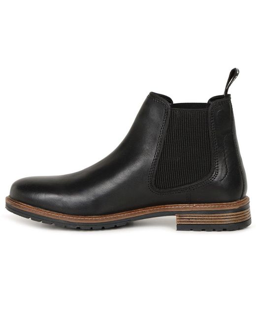 Hush Puppies Black Russell Chelsea Boots for men