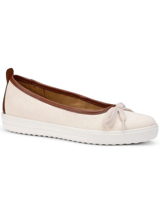 Hotter Natural Willa Wide Fit Slip On Shoes