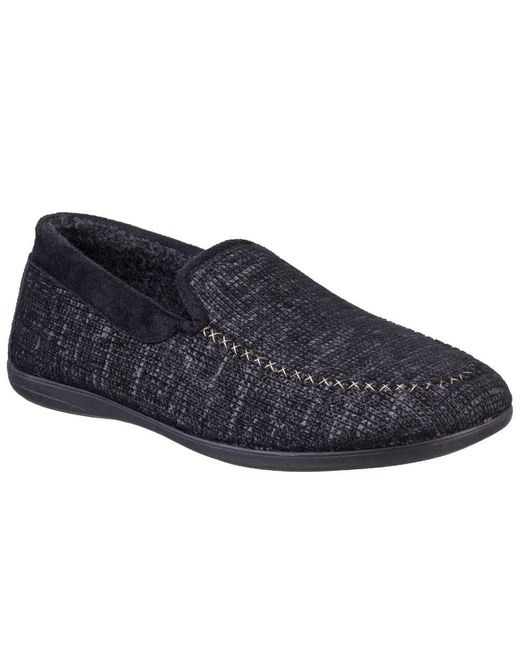 Cotswold Blue Stanley Slippers for men