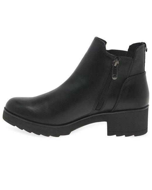 Marco Tozzi Black Nora Chelsea Boots
