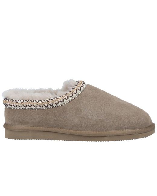 Cotswold Gray Foxmoor Slippers