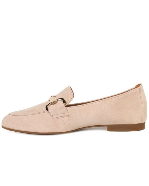 Gabor Pink Jangle Loafers Colour: Oak