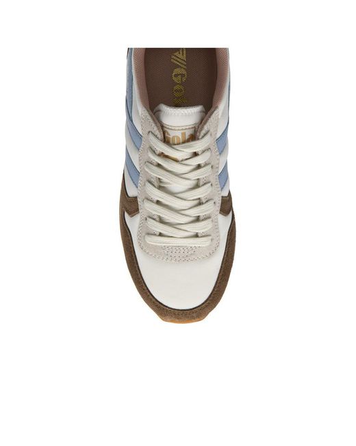 Gola White Daytona Chute Trainers