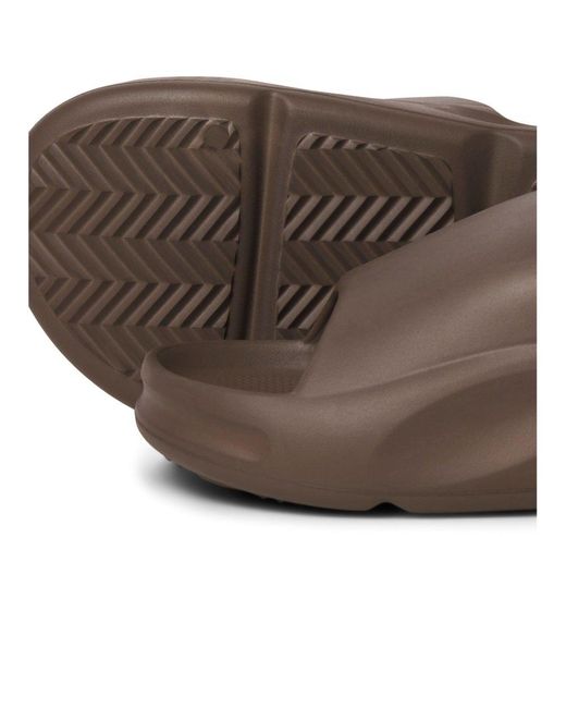 Jack & Jones Brown Jack &Amp; Jones Status Moulded Slider Sandals for men