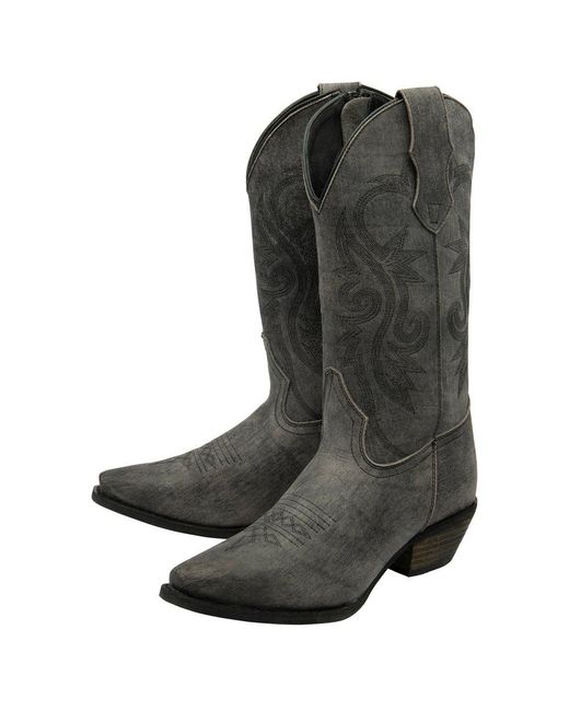 Ravel Gray Taylor Western Style Boots