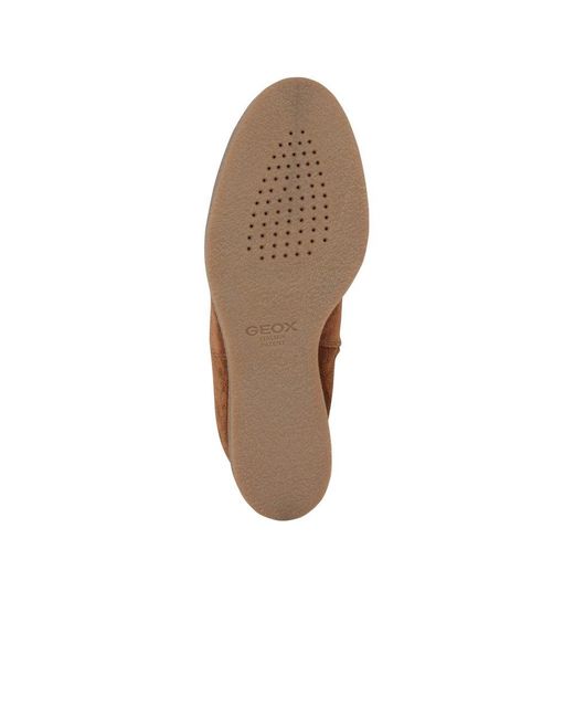 Geox Brown D Eildea Wedge B Ankle Boots