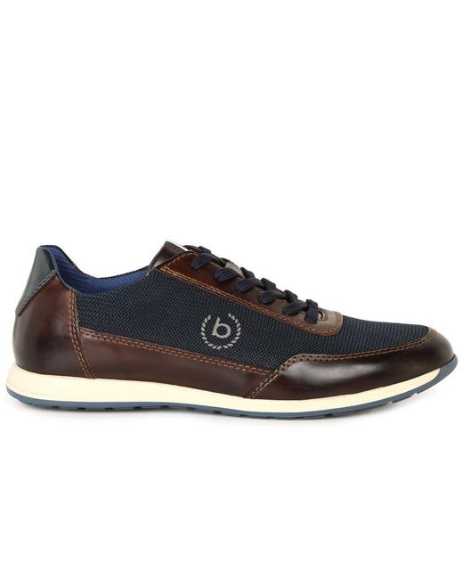 Bugatti Blue Troupe Trainers for men