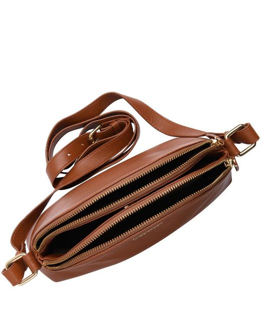 Lotus Brown Faith Cross Body Bag