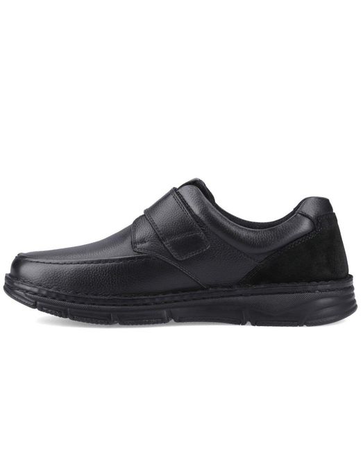 Hush Puppies Black Forde Shoes for men