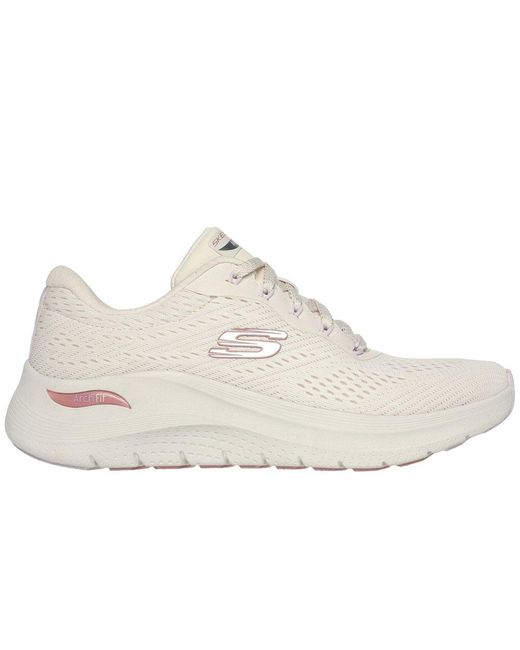 Skechers White Arch Fit 2.0 Big League Trainers