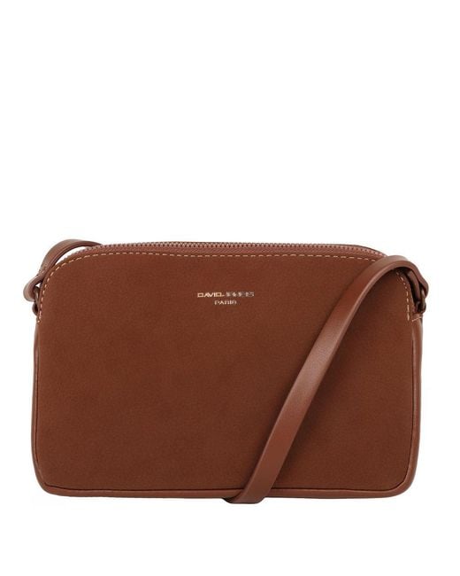 David Jones Brown Toulouse Messenger Bag