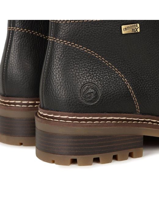 Remonte Black Carro Ankle Boots