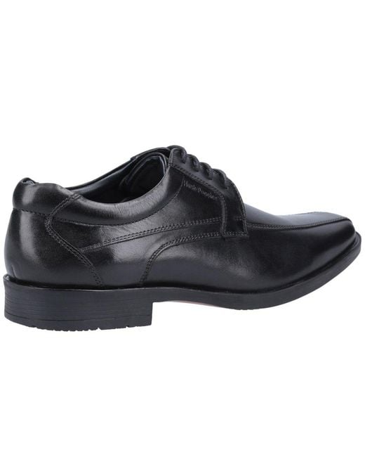 Hush Puppies Black Brandon Lace Up Shoes for men