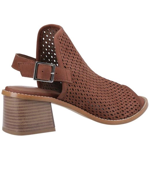 Hush Puppies Brown Louise Heeled Sandals