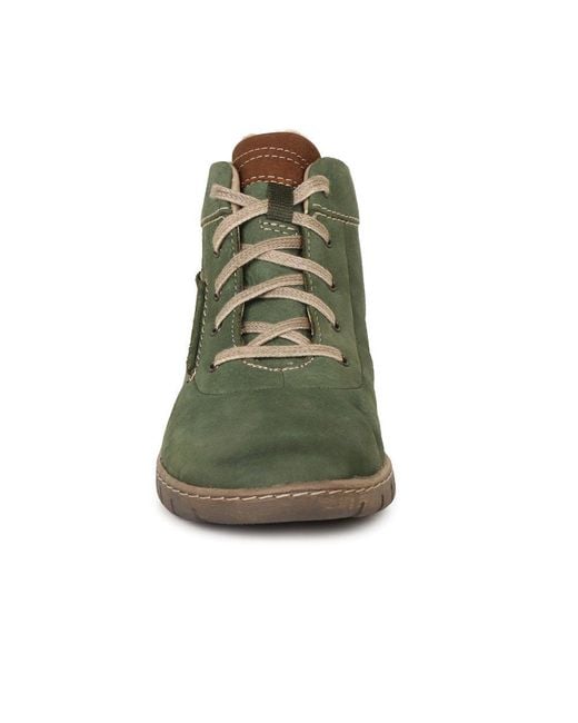 Josef Seibel Green Steffi 53 Ankle Boots