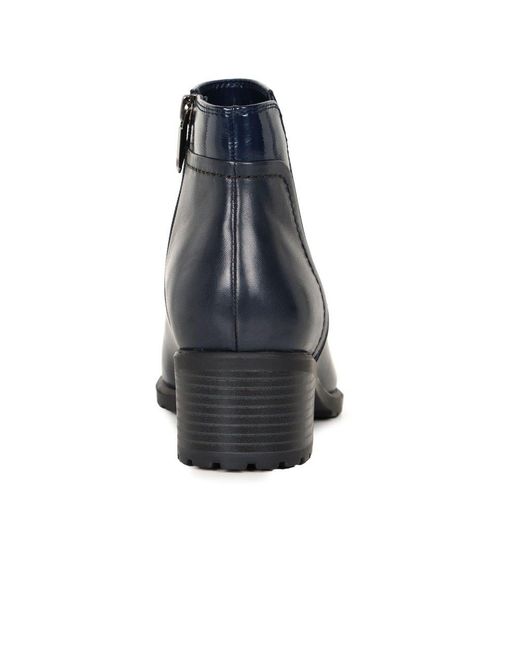 Regarde Le Ciel Blue Zoya 16 Ankle Boots Lea/Pat