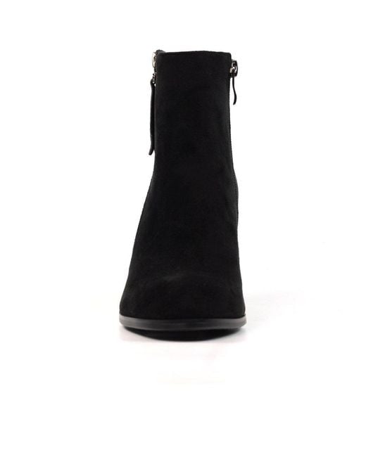Lunar Black Switch Ankle Boots
