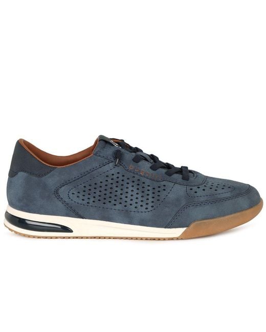 Bugatti Blue Treble Trainers for men