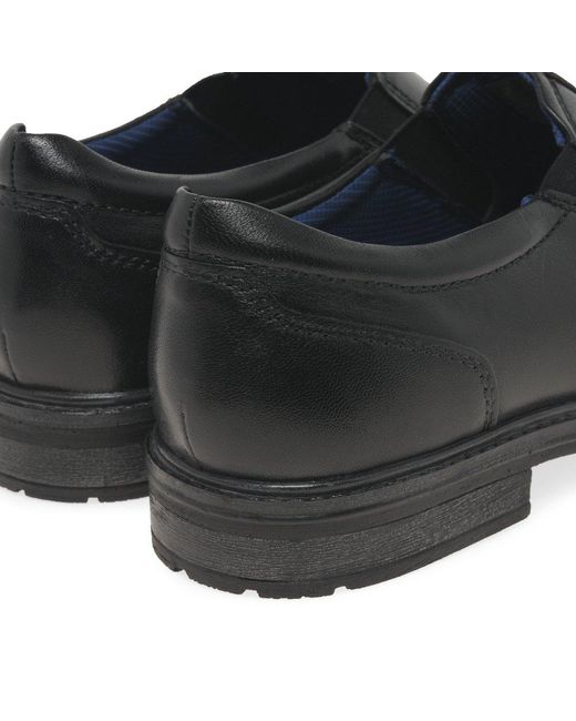 Bugatti Black Ruggerio Slip Loafers for men