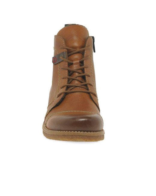 Rieker Brown Guide Ankle Boots