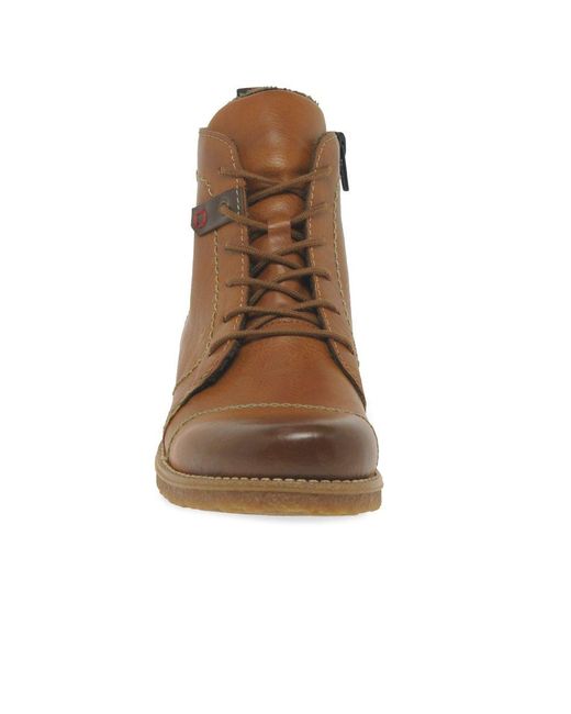 Rieker Brown Guide Ankle Boots
