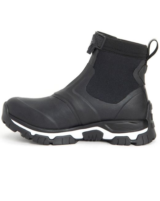 Muck Boot Black Apex Mid Zip Boots
