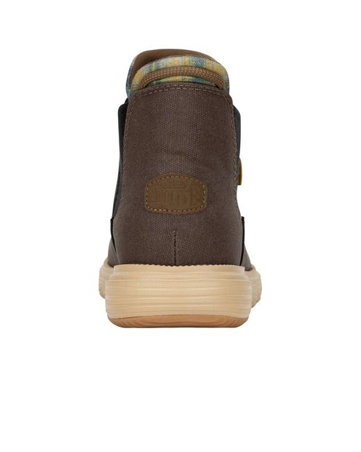 HeyDude Brown Branson Classic Boots for men