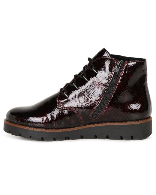 Rieker Black Nevada Ankle Boots