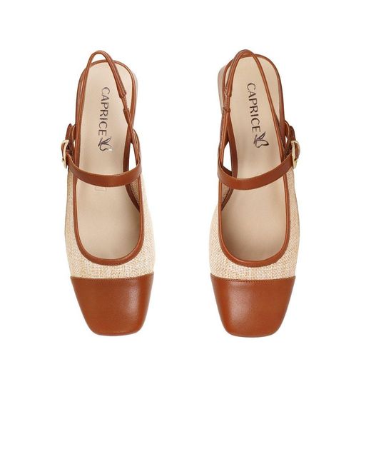 Caprice Brown Voyage Open Court Shoes