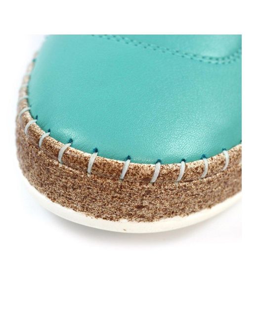 Lunar (GRS) Blue Evie Plimsoll Trainers